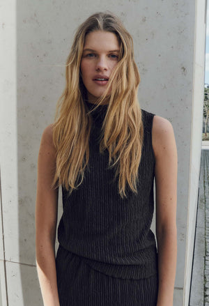 Idala slim jersey top