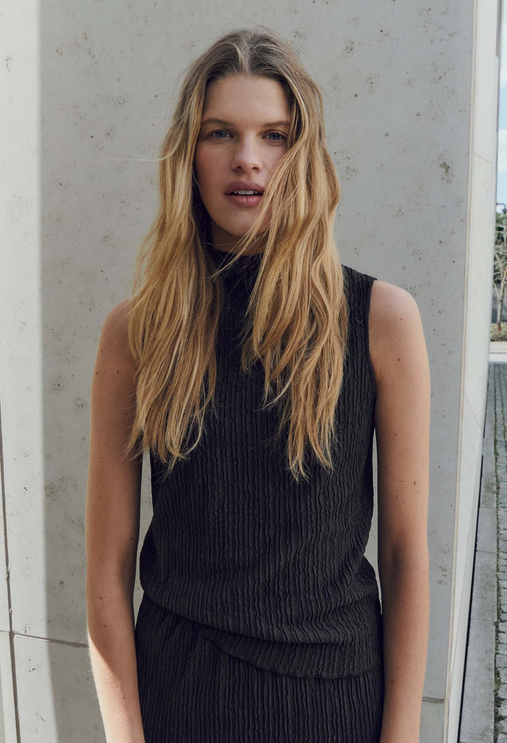 Idala slim jersey top