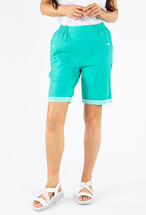 Pull On Bermuda Shorts