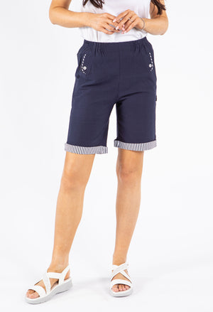 Pull On Bermuda Shorts