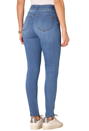 "Ab"solution Mid-Rise Jegging Jeans