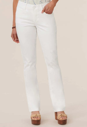 "Ab"solution® Itty Bitty Bootcut White Jeans