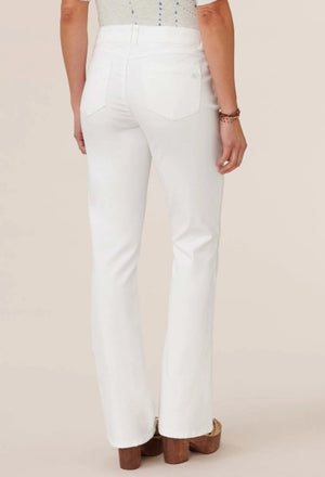 "Ab"solution® Itty Bitty Bootcut White Jeans