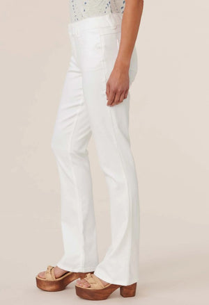 "Ab"solution® Itty Bitty Bootcut White Jeans