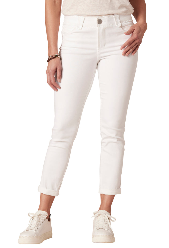 "Ab"solution® Optic White Ankle Skimmer