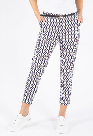 Chevron Slim Fit Trousers