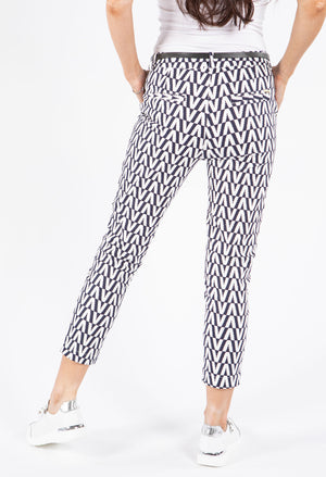 Chevron Slim Fit Trousers