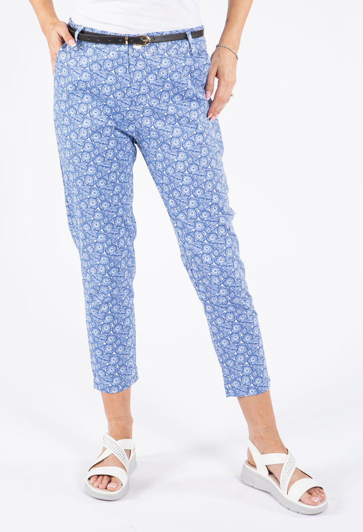 Floral Slim Fit Trousers
