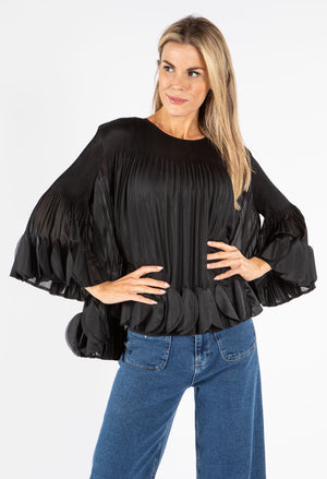 Petal Pleated Blouse