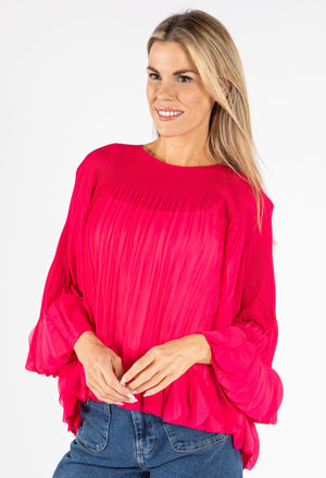 Petal Pleated Blouse