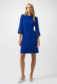 Mini Shift Dress With Fringe