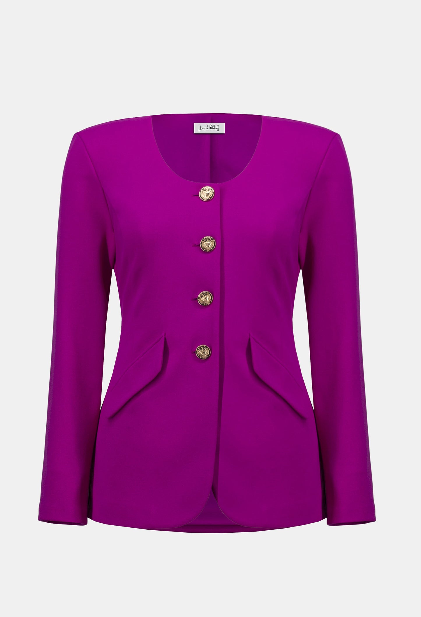 Formal Round-neck Top