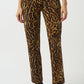 Slim Animal Print Trousers
