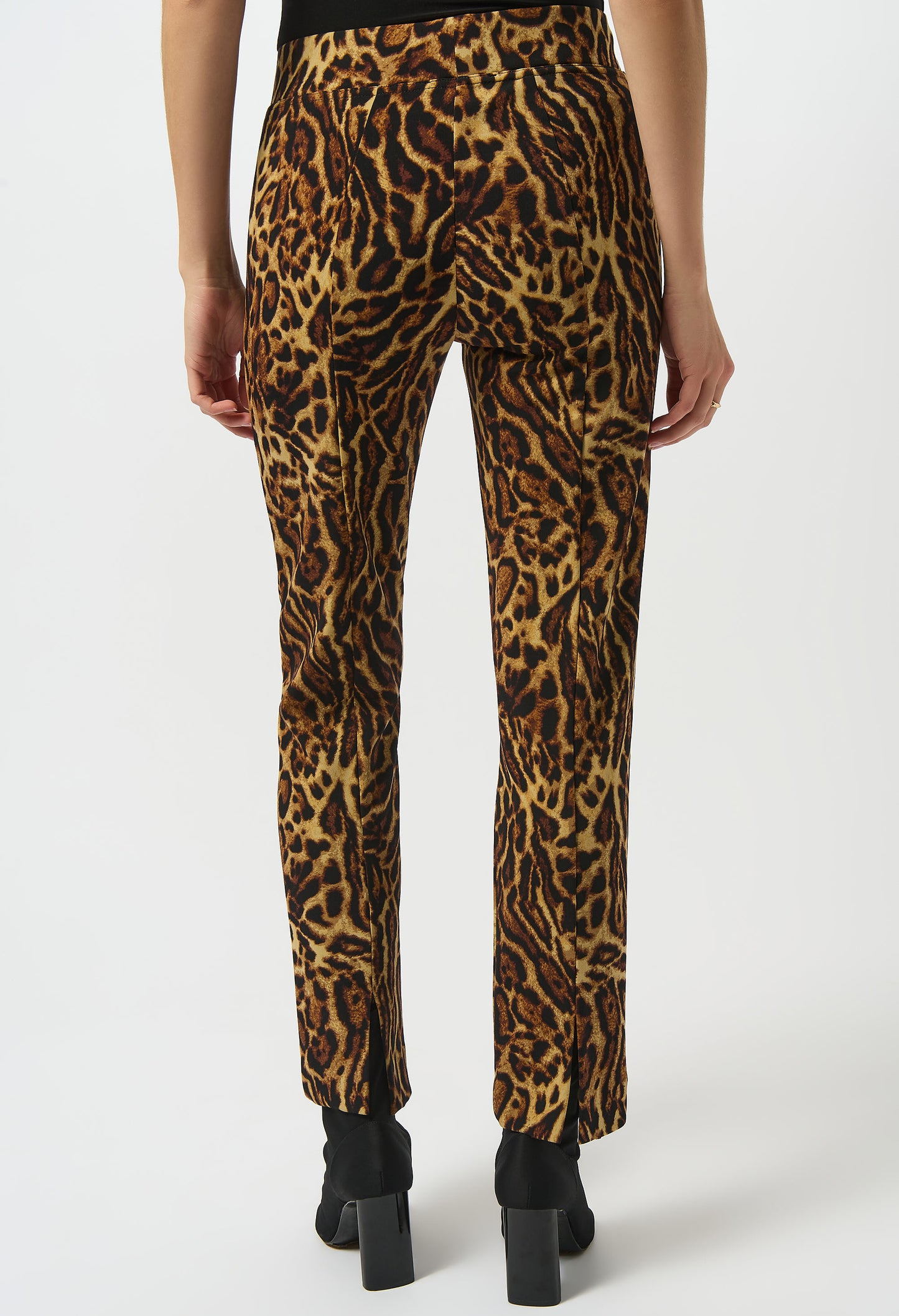 Slim Animal Print Trousers