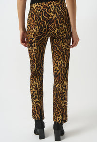 Slim Animal Print Trousers