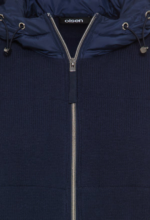 Hooded Knit Cardigan