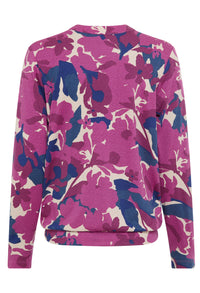 Floral Print V-Neck Blouse