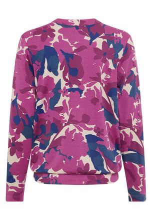 Floral Print V-Neck Blouse