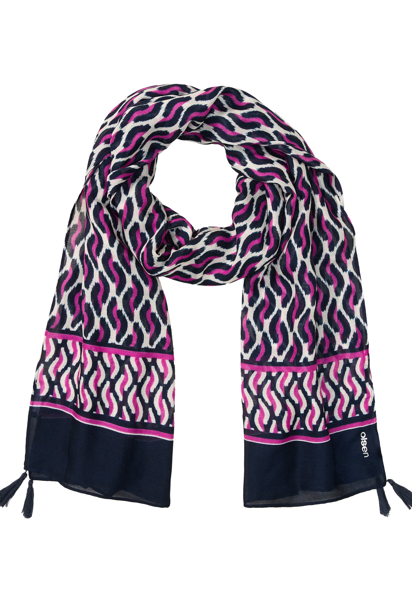 Abstract Print Scarf