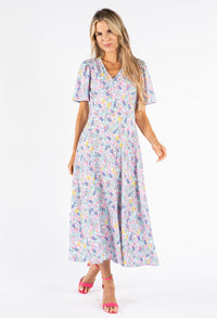 Miami Floral Print Dress