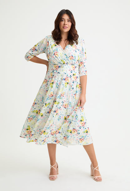 Helena Curve+ Midi Dress