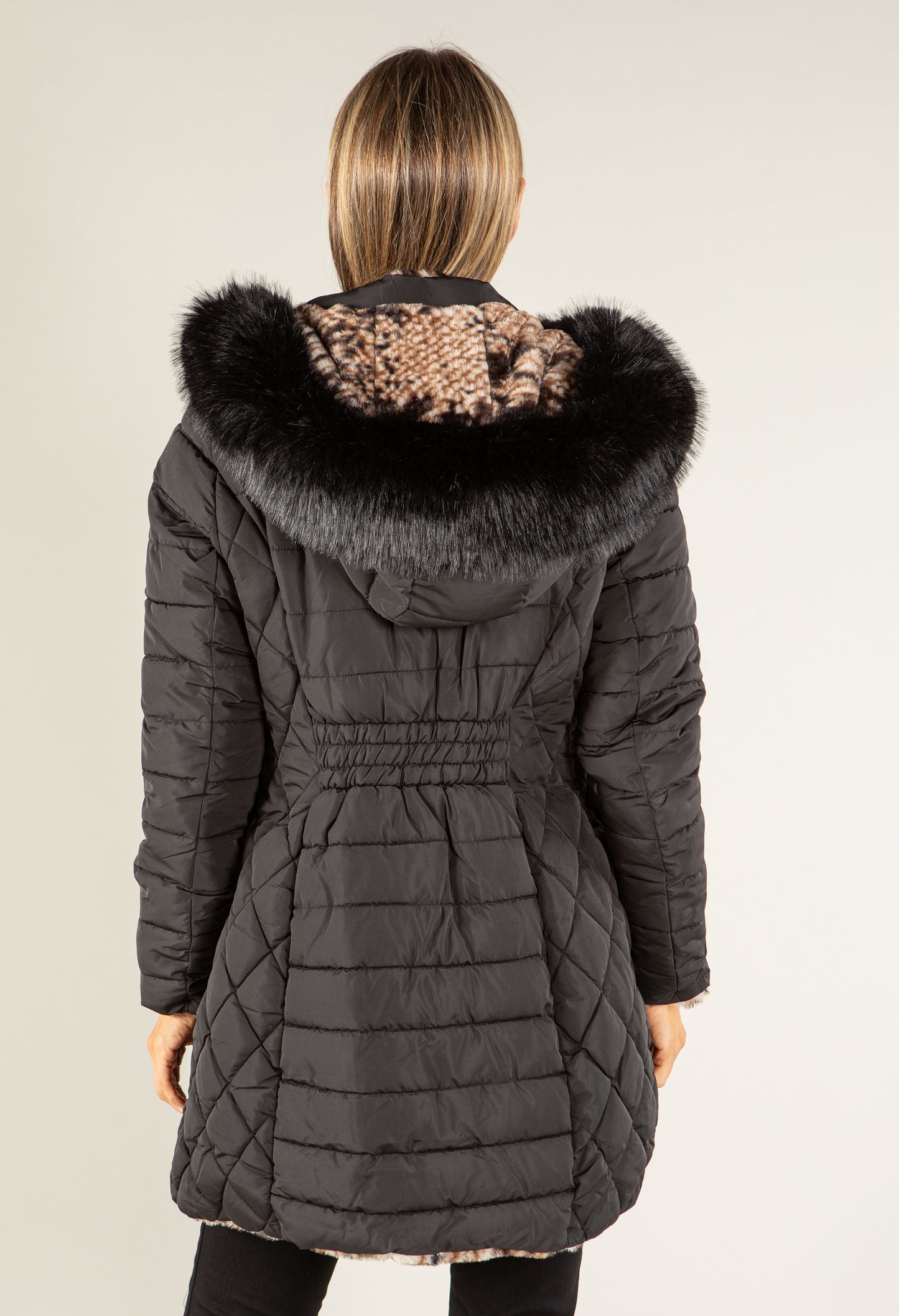 Fur Lined Reversible Padded Coat