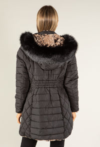Fur Lined Reversible Padded Coat