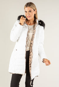 Fur Lined Reversible Padded Coat