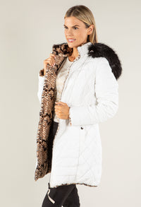 Fur Lined Reversible Padded Coat