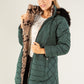 Fur Lined Reversible Padded Coat