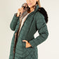Fur Lined Reversible Padded Coat