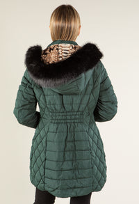 Fur Lined Reversible Padded Coat