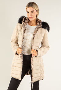 Fur Lined Reversible Padded Coat