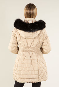 Fur Lined Reversible Padded Coat