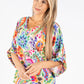 Floral Print Tunic Blouse