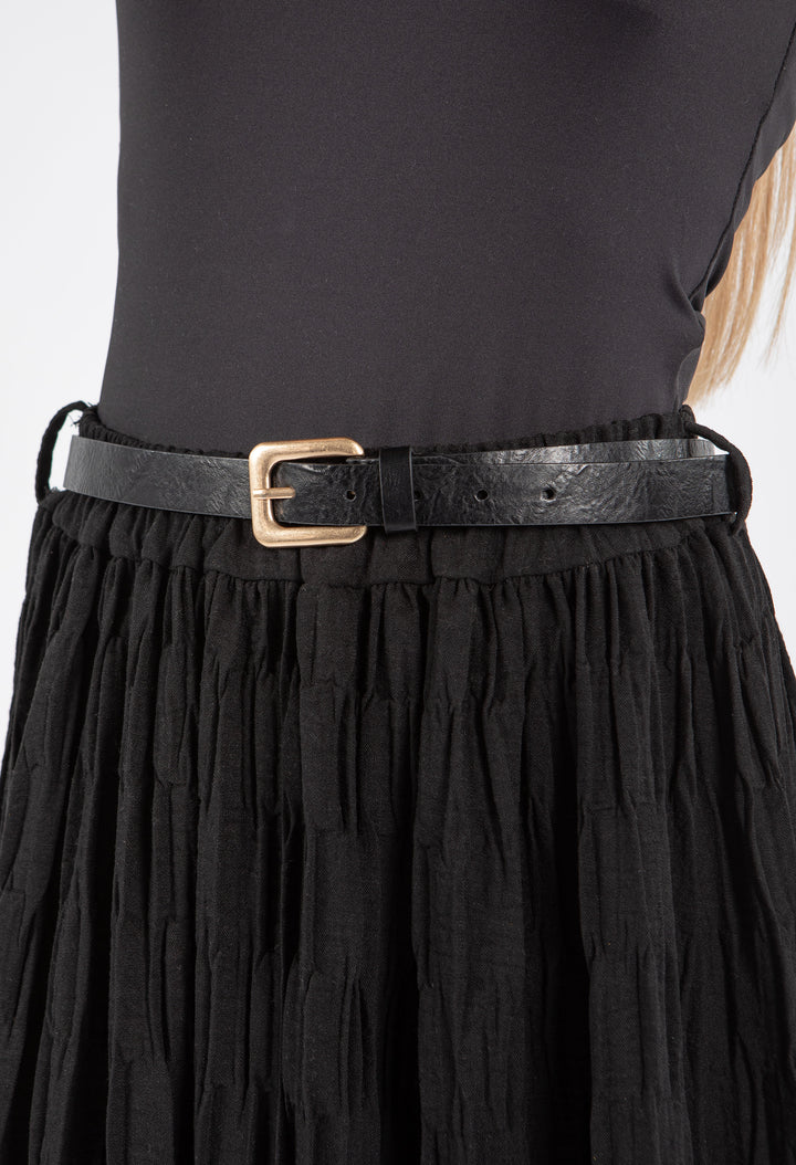 Square Gold Buckle Belt