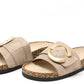 Soft Gold Buckle Slides