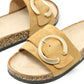 Soft Gold Buckle Slides