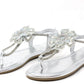 Diamante Flower Sandals