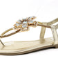 Diamante Flower Sandals