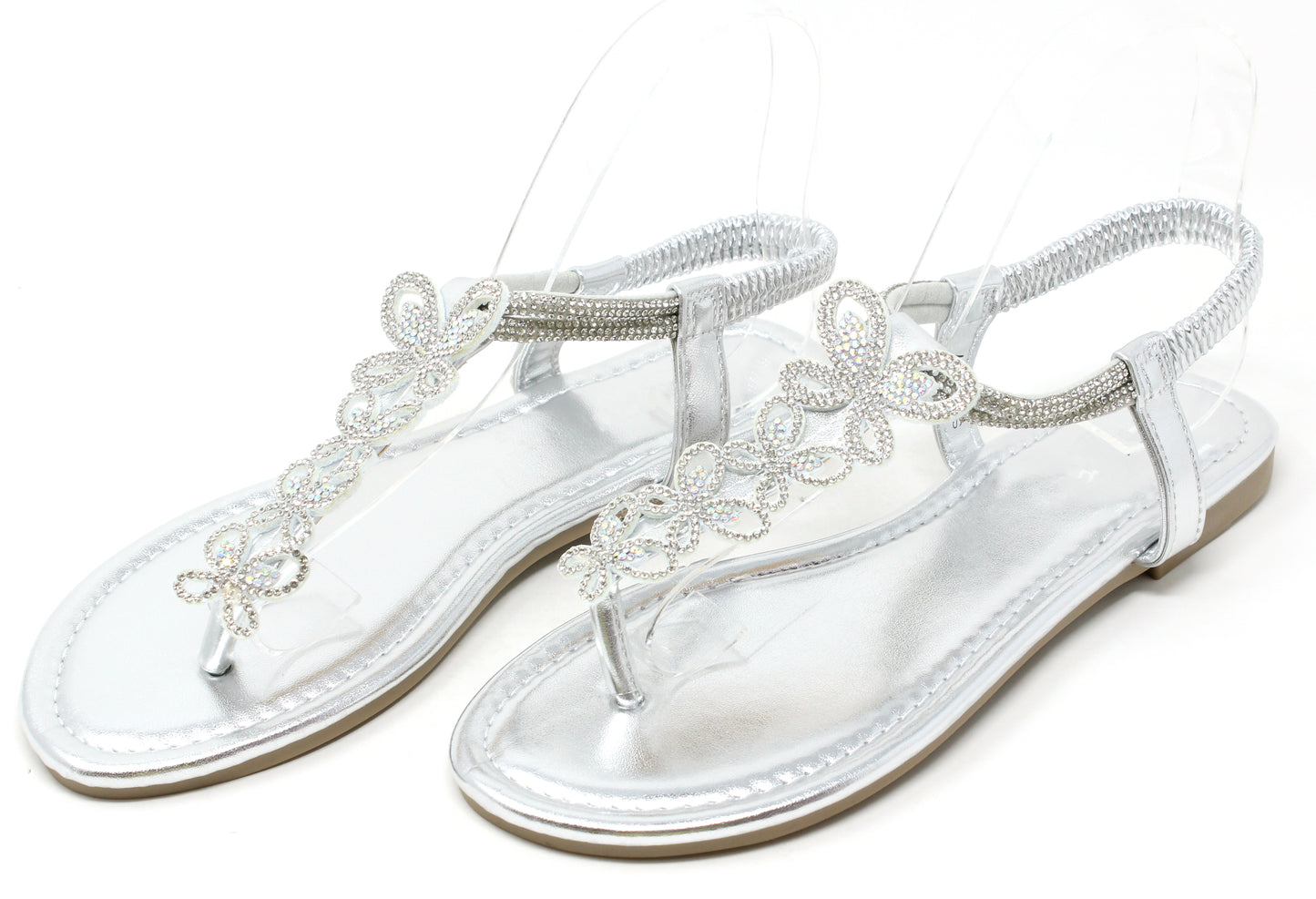 Diamante Butterfly Sandals