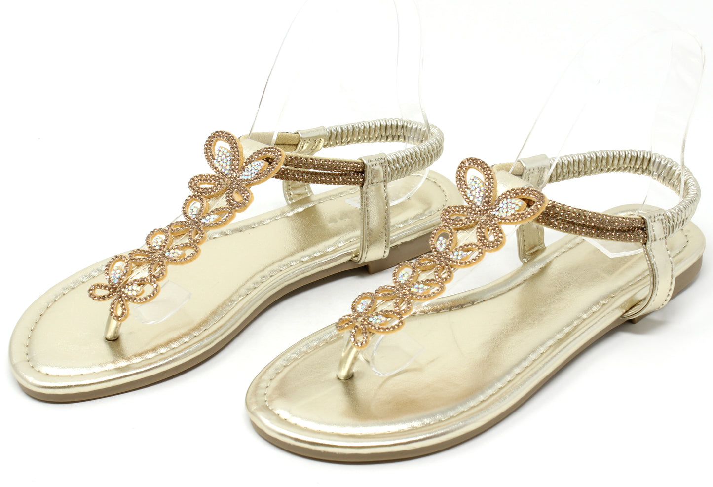 Diamante Butterfly Sandals