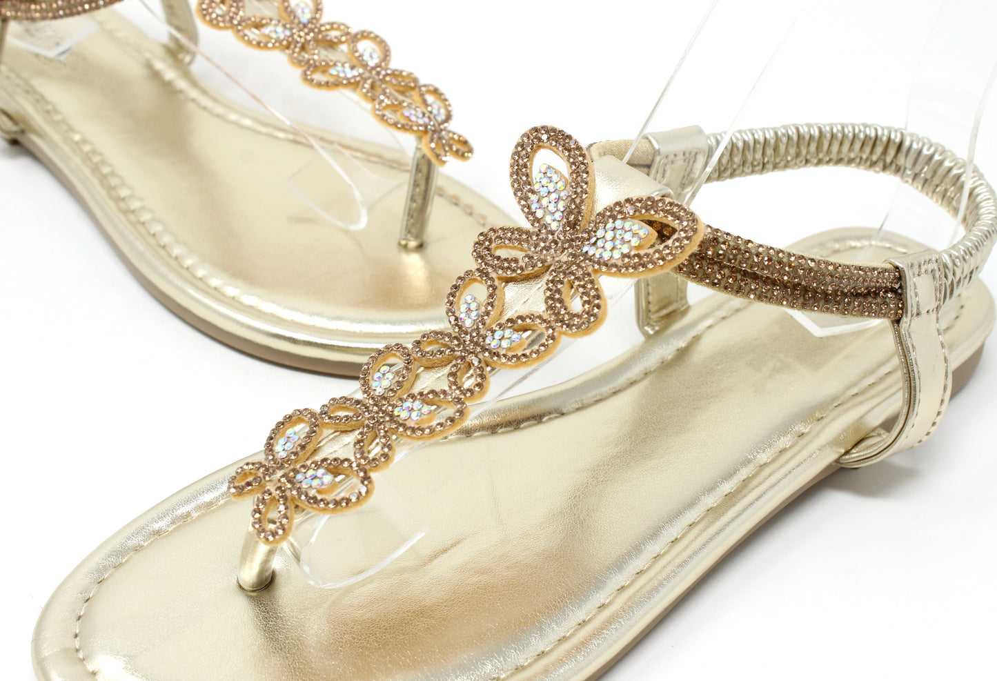 Diamante Butterfly Sandals