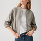 Jalea Herringbone Bomber Jacket