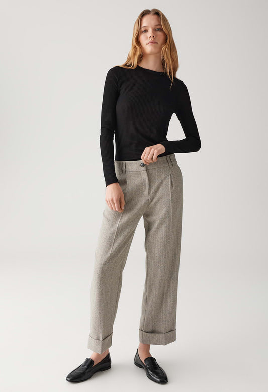 Meeri Herringbone City Pants