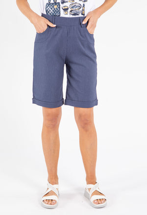 Pull On Light Stripe Shorts