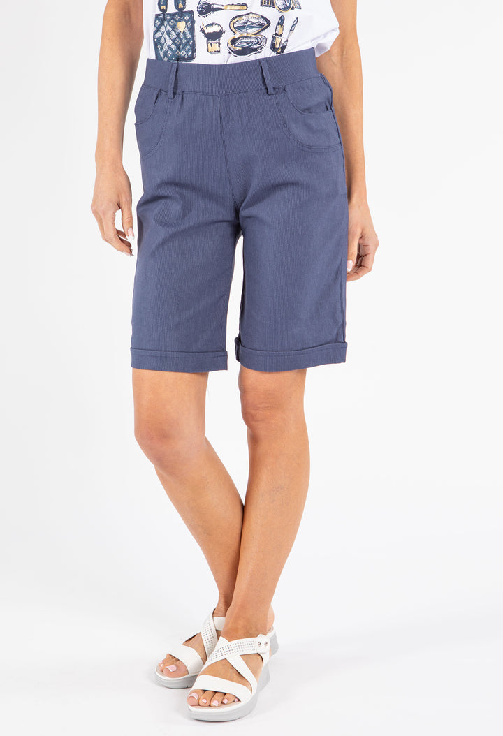 Pull On Light Stripe Shorts