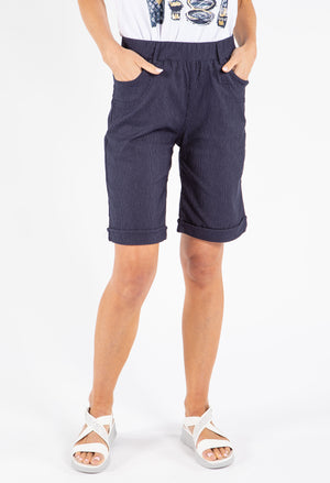 Pull On Light Stripe Shorts