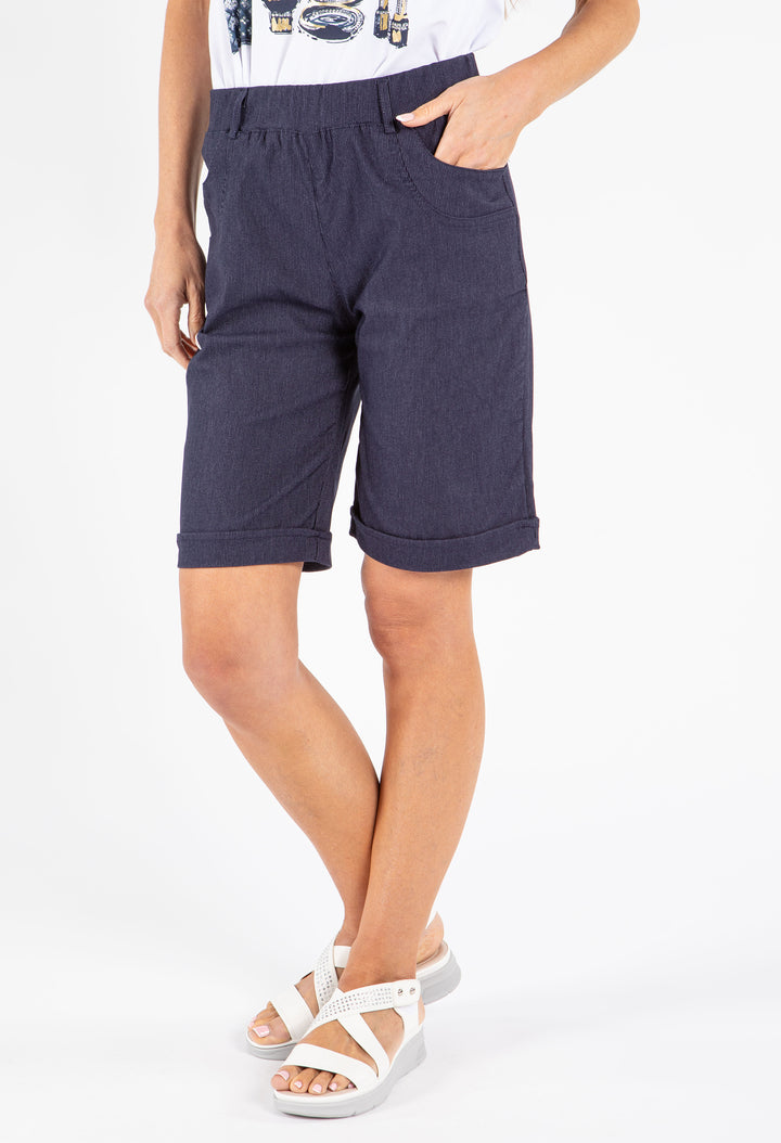 Pull On Light Stripe Shorts