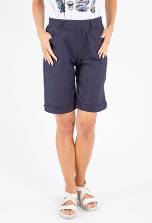 Pull On Light Stripe Shorts